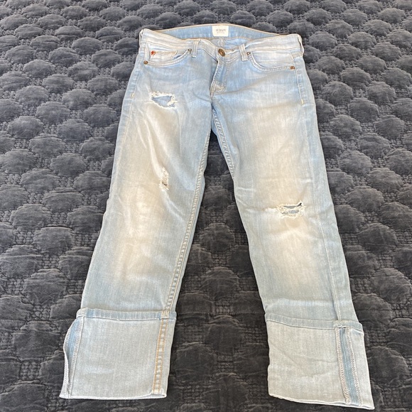 EUC Hudson Muse Crop Skinny w/5” Cuff - Picture 9 of 10